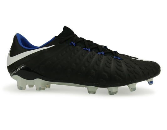 Nike Men's Hypervenom Phantom III FG Black/White/Game Royal