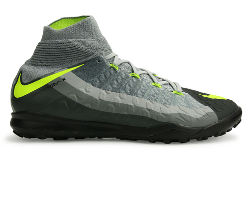 Nike Men's Hypervenom Proximo II Dynamic Fit Turf Soccer Shoes Black/Volt/Dark Grey/Wolf Grey