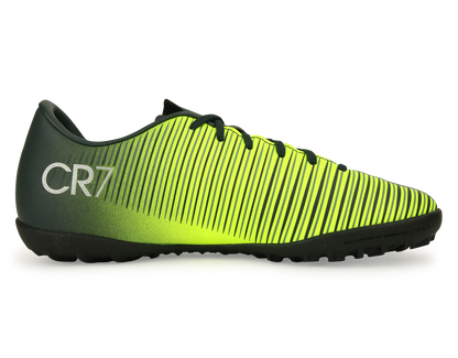Nike Kids MercurialX Victory VI CR7 Turf Soccer Shoes Seaweed/Volt/Hasta/White