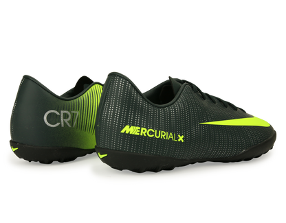 Nike Kids MercurialX Victory VI CR7 Turf Soccer Shoes Seaweed/Volt/Hasta/White