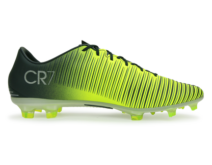 Nike Men's Mercurial Veloce VI CR7 FG Seaweed/Volt/Whte