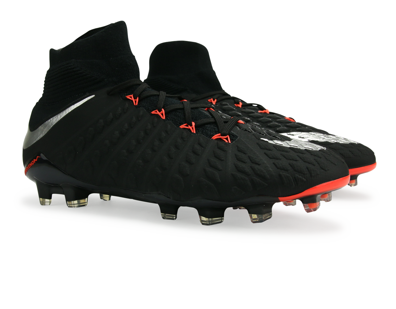 Nike Men's Hypervenom Phantom III Dynamic Fit FG Black/Metalic Silver/Anthracite
