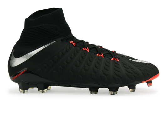 Nike Men's Hypervenom Phantom III Dynamic Fit FG Black/Metalic Silver/Anthracite