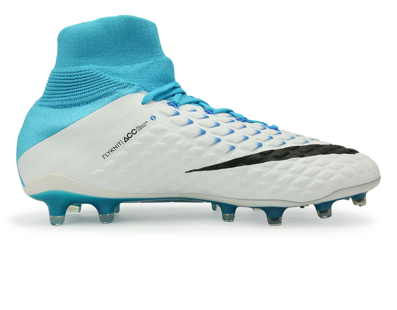 Nike Men's Hypervenom Phantom III Dynamic Fit FG White/Black/Photo Blue