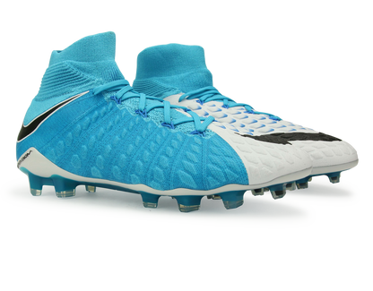 Nike Men's Hypervenom Phantom III Dynamic Fit FG White/Black/Photo Blue