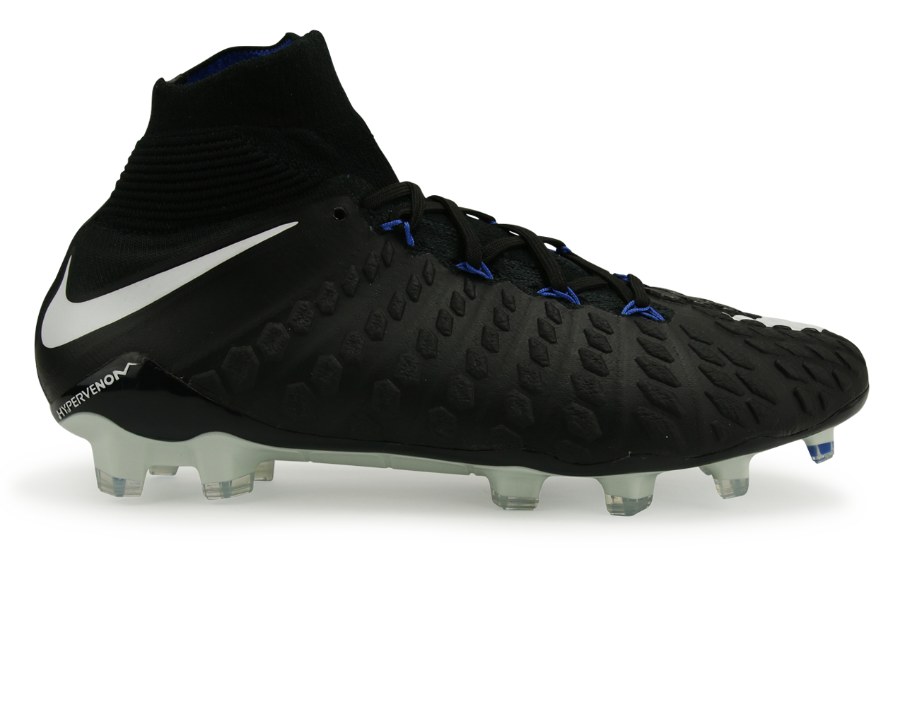 Nike Men's Hypervenom Phantom III Dynamic Fit FG Black/White/Game Royal