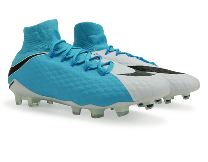 Nike Men's Hypervenom Phatal III Dynamic Fit FG White/Blue/Photo Blue