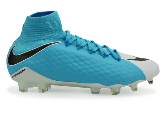 Nike Men's Hypervenom Phatal III Dynamic Fit FG White/Blue/Photo Blue