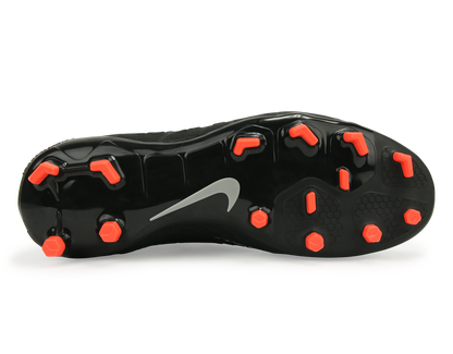 Nike Kids Hypervenom Phantom III Dynamic Fit FG Black/Metalic Silver/Anthracite