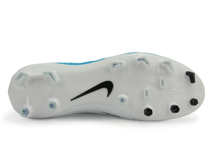 Nike Kids Hypervenom Phantom III Dynamic Fit FG White/Blue/Photo Blue