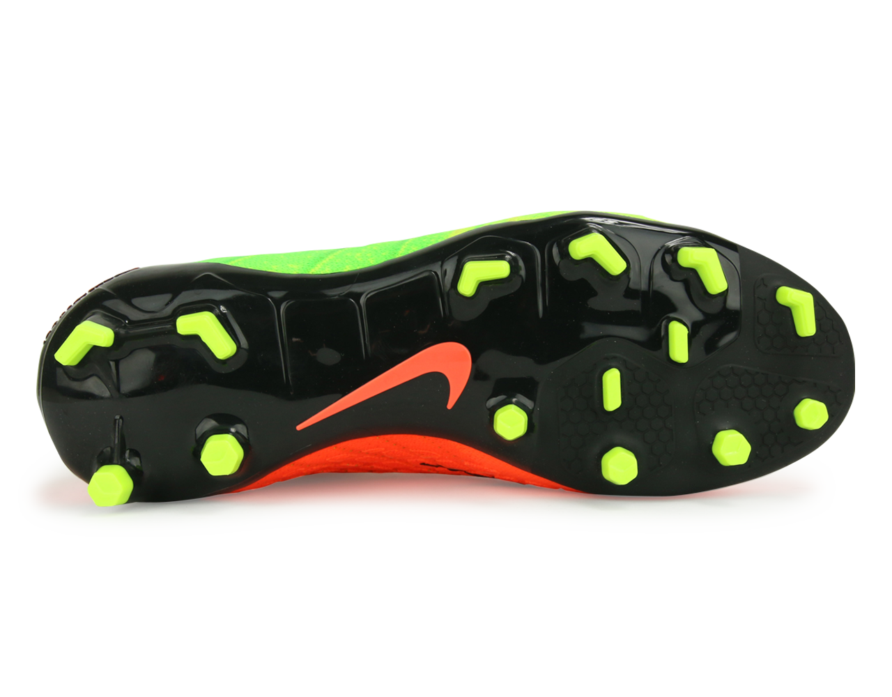 Nike Kids Hypervenom Phantom III Dynamic Fit FG Electric Green/Black/Hyper Orange