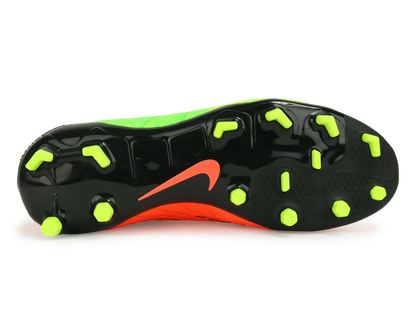 Nike Kids Hypervenom Phantom III Dynamic Fit FG Electric Green/Black/Hyper Orange
