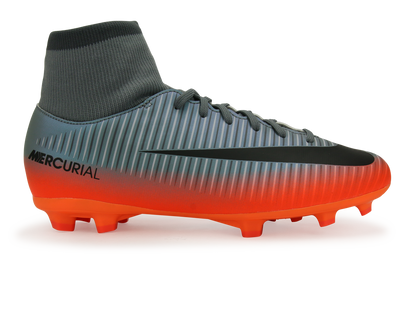 Nike Kids MercurialX Victory VI CR7 Dynamic Fit FG Cool Grey/Metalic Hematite/Wolf Grey
