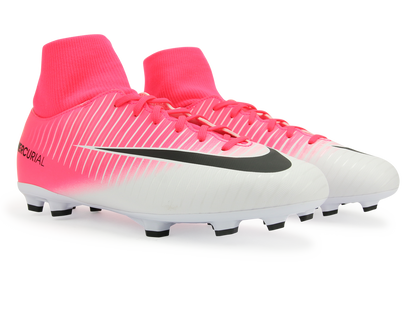 Nike Kids MercurialX Victory VI Dynamic Fit FG Racer Pink/Black/White