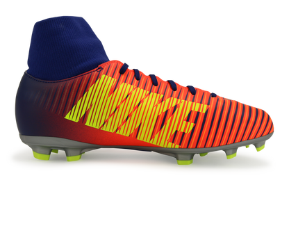 Nike Kids MercurialX Victory VI Dynamic Fit FG Deep Royal Blue/Chrome/Total Crimson