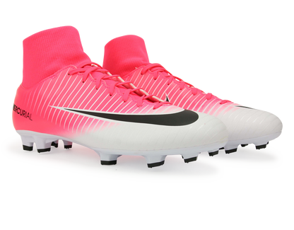Nike Men's Mercurial Victory VI Dynamic Fit FG Racer Pink/Black/White