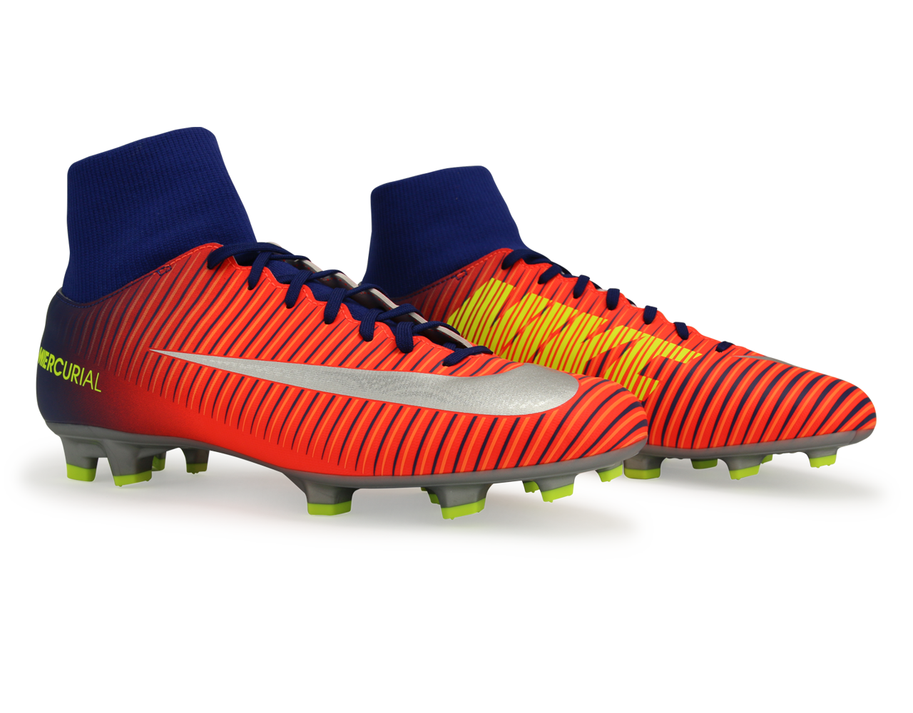 Nike Men's Mercurial Victory VI Dynamic Fit FG Deep Royal Blue/Chrome/Total Crimson