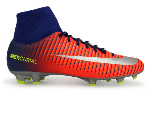 Nike Men's Mercurial Victory VI Dynamic Fit FG Deep Royal Blue/Chrome/Total Crimson