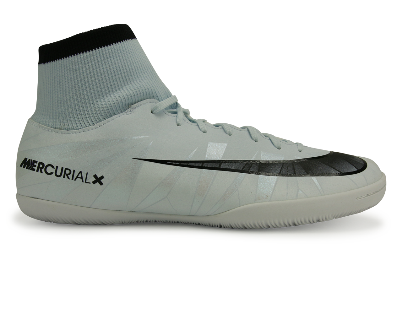 Nike Men's Mercurial Victory VI CR7 DF Indoor Soccer Shoes Blue Tint/Black/White