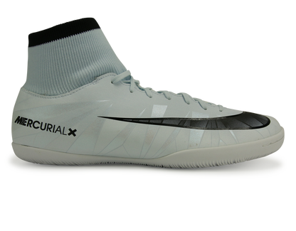 Nike Men's Mercurial Victory VI CR7 DF Indoor Soccer Shoes Blue Tint/Black/White