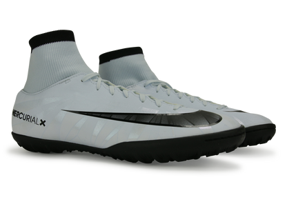 Nike Men's Mercurial Victory VI CR7 DF Turf Soccer Shoes Blue Tint/Black/White