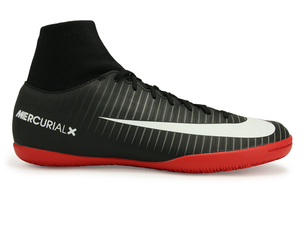 Nike Men's MercurialX Victory VI Dynamic Fit Indoor Soccer Shoes Black/White/Dark Grey