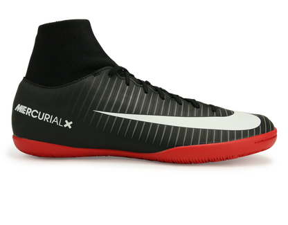 Nike Men's MercurialX Victory VI Dynamic Fit Indoor Soccer Shoes Black/White/Dark Grey