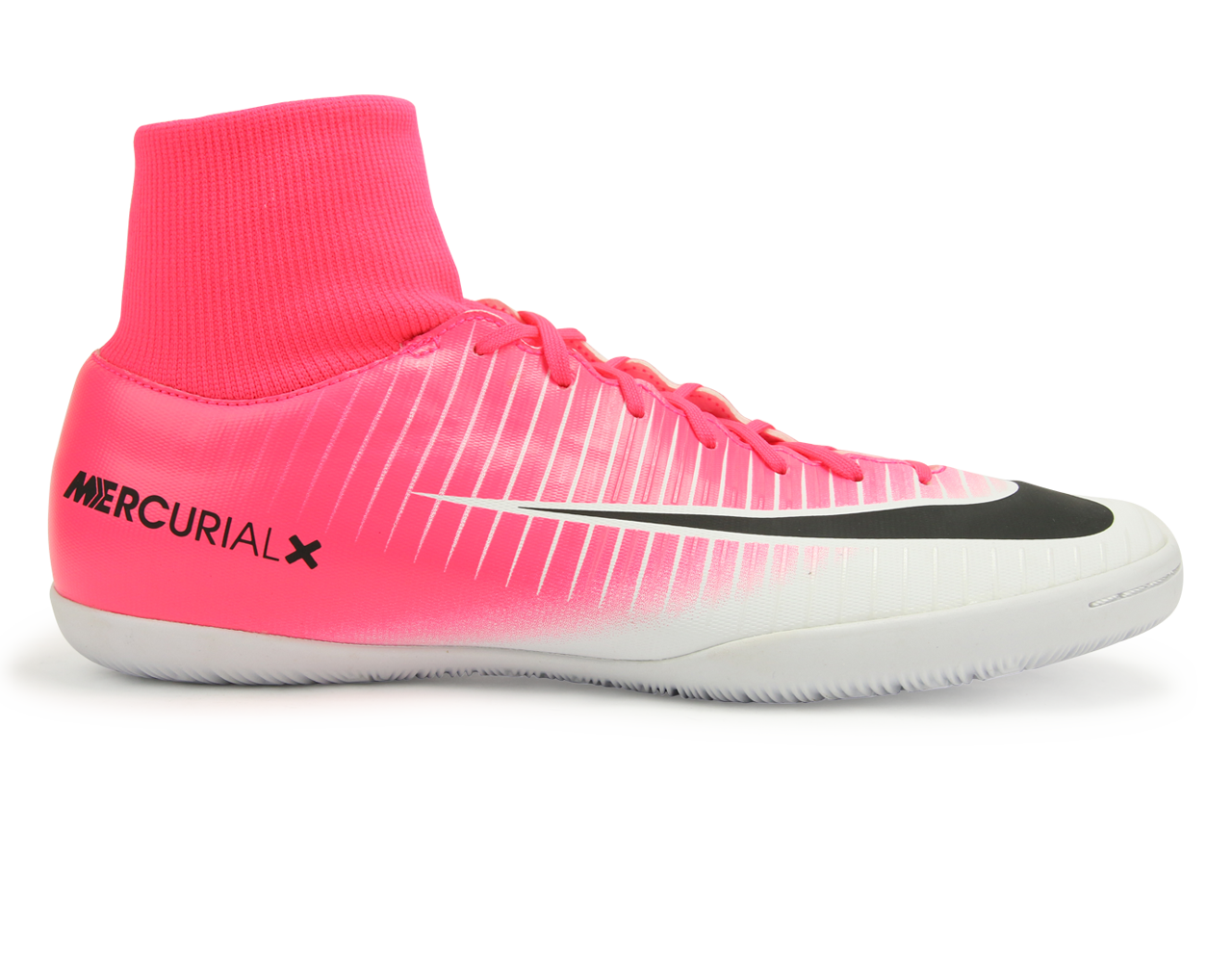Nike Men's MercurialX Victory VI Dynamic Fit Indoor Soccer Shoes Racer Pink/Black/White