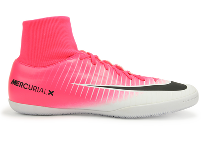 Nike Men's MercurialX Victory VI Dynamic Fit Indoor Soccer Shoes Racer Pink/Black/White