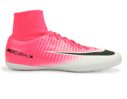 Nike Men's MercurialX Victory VI Dynamic Fit Indoor Soccer Shoes Racer Pink/Black/White
