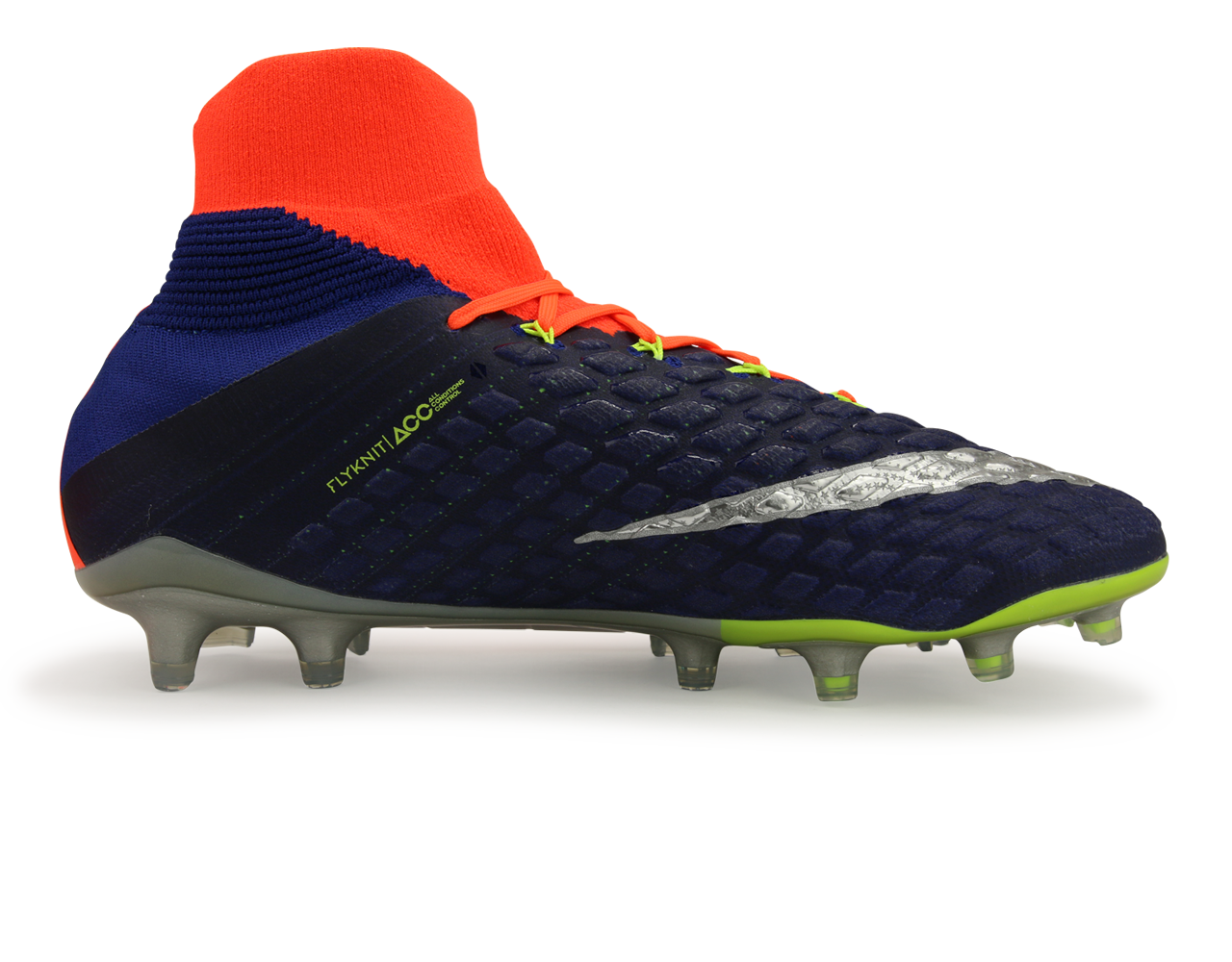 Nike Men's Hypervenom Phantom III Dynamic Fit FG Deep Royal Blue/Chrome/Total Crimson