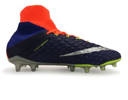 Nike Men's Hypervenom Phantom III Dynamic Fit FG Deep Royal Blue/Chrome/Total Crimson