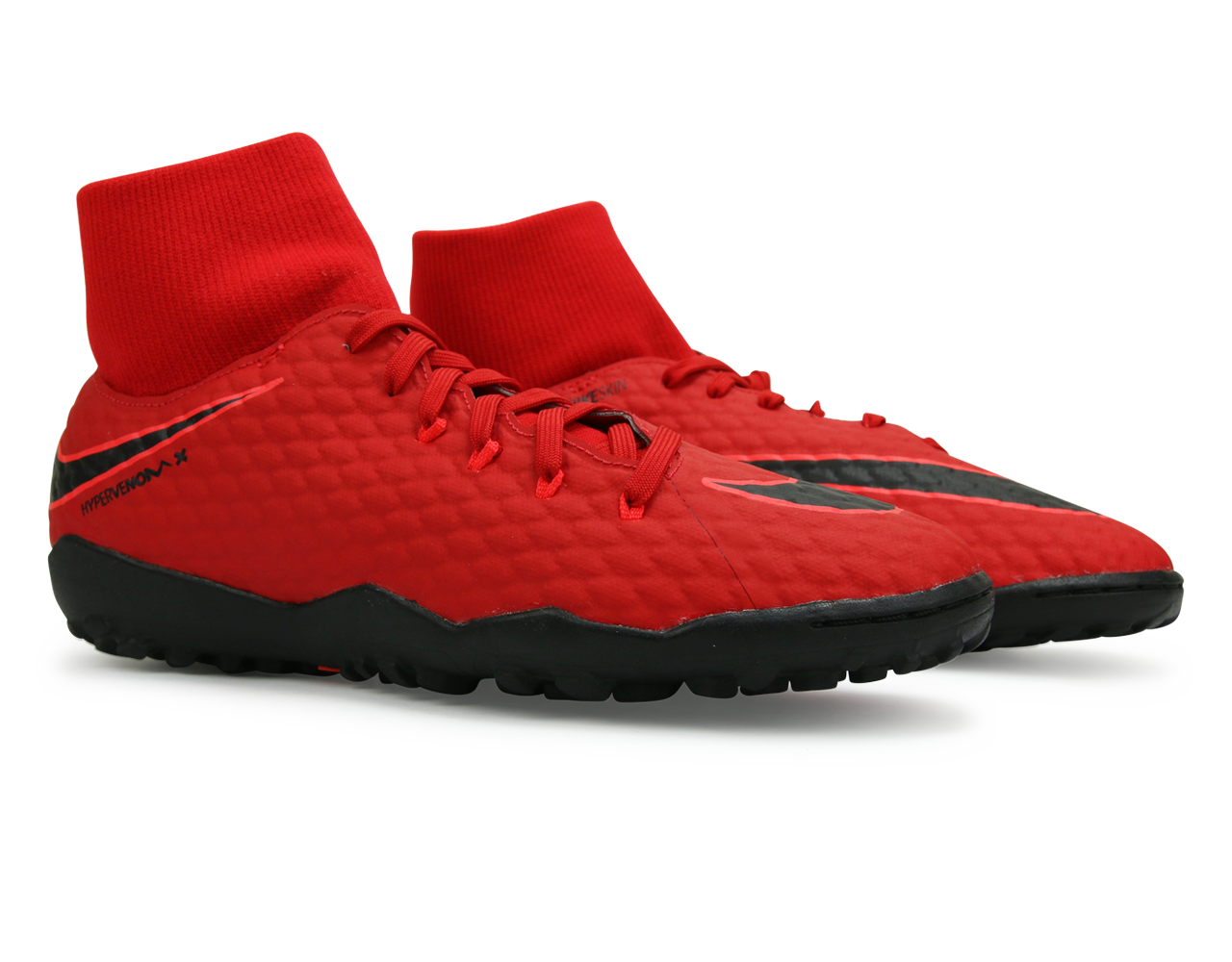 Nike Men's Hypervenom X Phelon 3 DF Turf Shoes University Red/Black