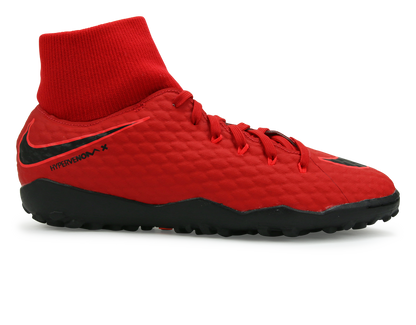 Nike Men's Hypervenom X Phelon 3 DF Turf Shoes University Red/Black