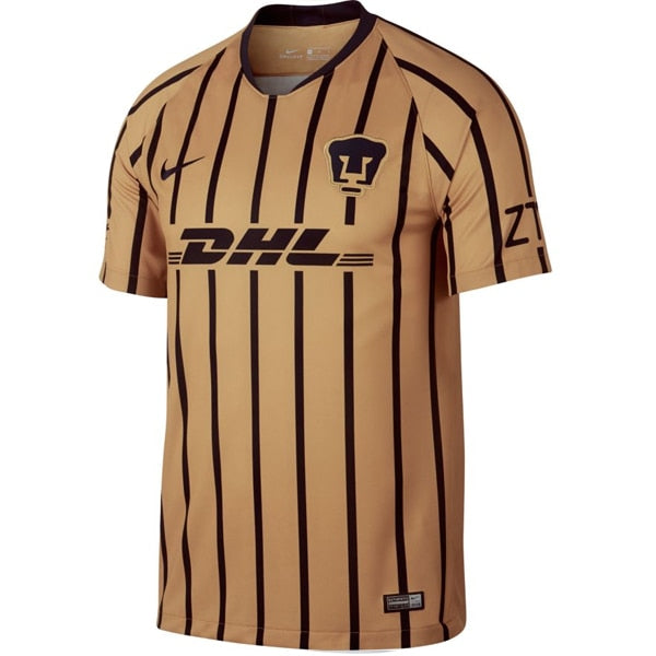 Nike Men's PUMA UNAM 18/19 Away Jersey Truly Gold/Obsidian