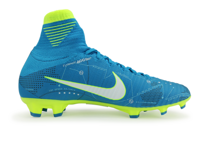 Nike Kids Mercurial Superfly DF Neymar Jr FG Blue Orbit/White