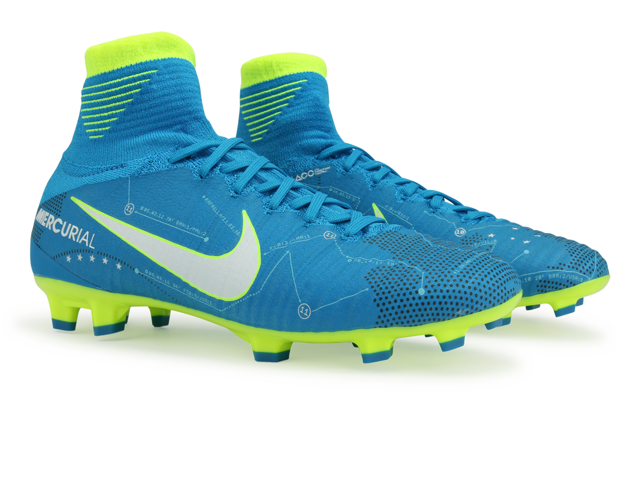 Nike Kids Mercurial Superfly DF Neymar Jr FG Blue Orbit/White