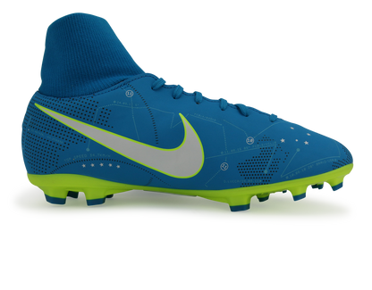 Nike Kids Mercurial Victory Dynamic Fit Neymar Jr FG Blue Orbit/White