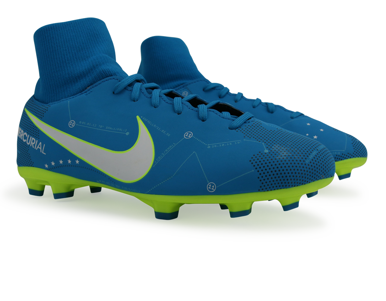 Nike Kids Mercurial Victory Dynamic Fit Neymar Jr FG Blue Orbit/White
