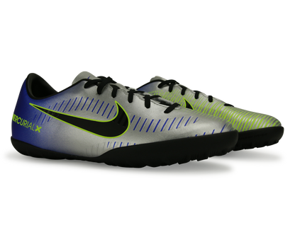 Nike Kids MercurialX Victory 6 Neymar Jr Turf Soccer Shoes Racer Blue/Black/Chrome/Volt