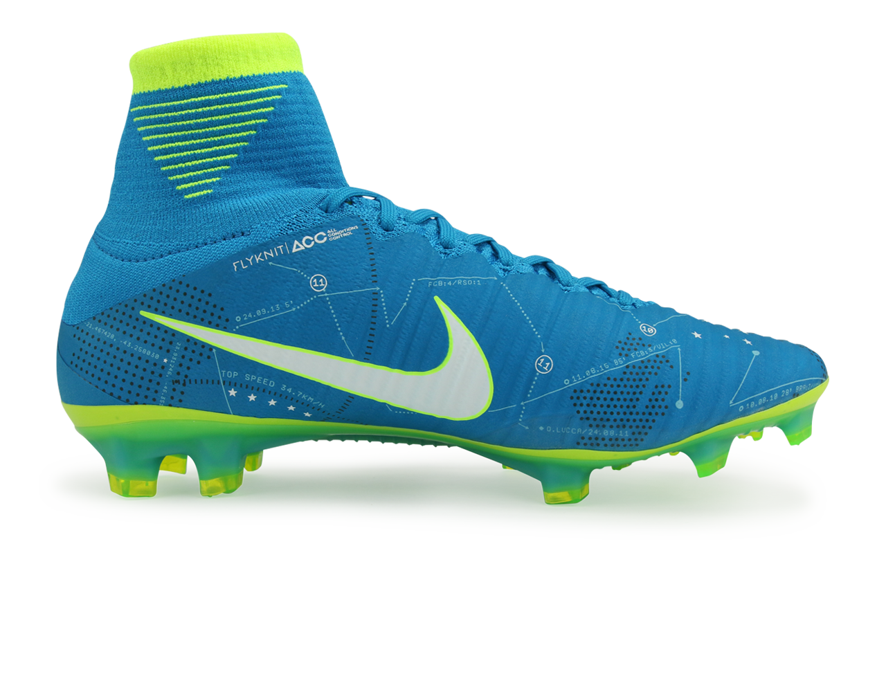 Nike Men's Mercurial Superfly V Neymar Jr FG Blue Orbit/White