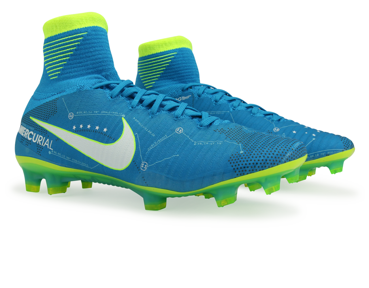 Nike Men's Mercurial Superfly V Neymar Jr FG Blue Orbit/White