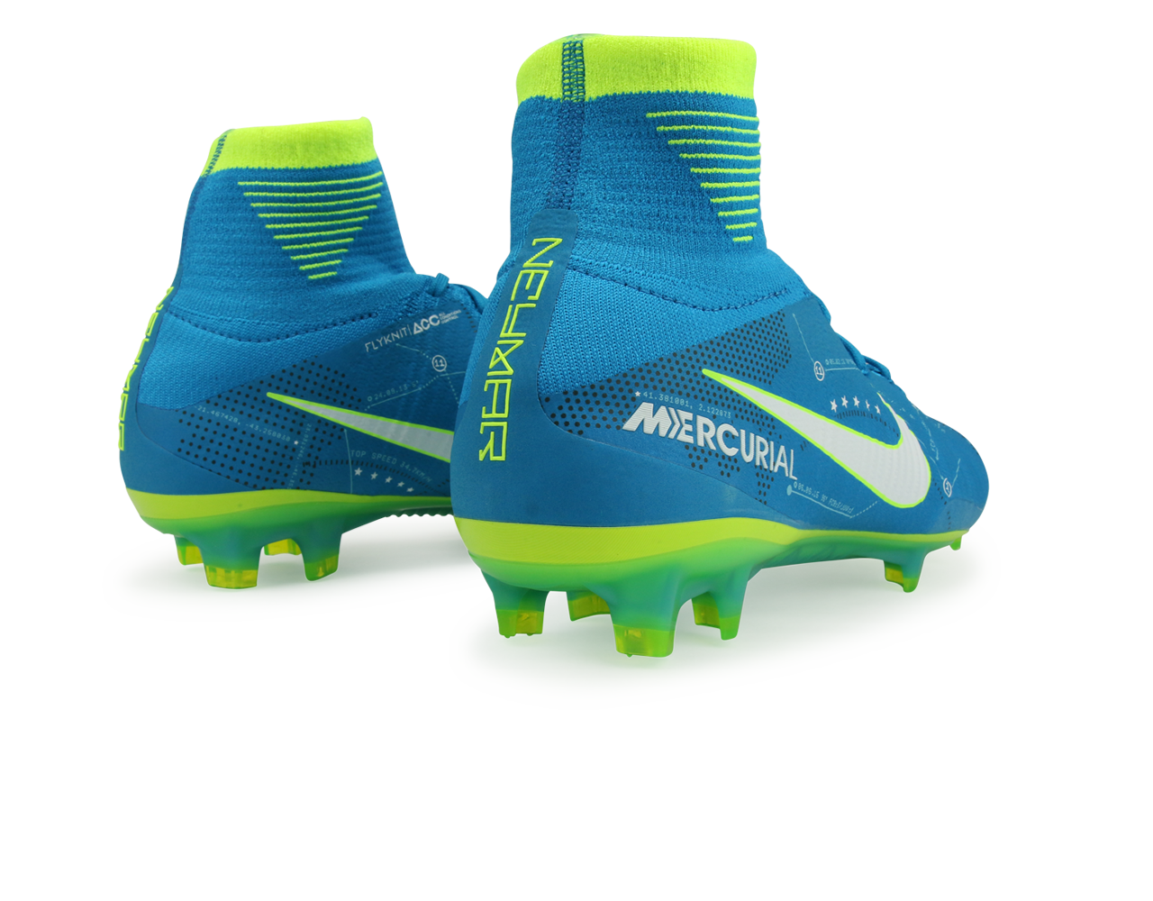 Nike Men's Mercurial Superfly V Neymar Jr FG Blue Orbit/White
