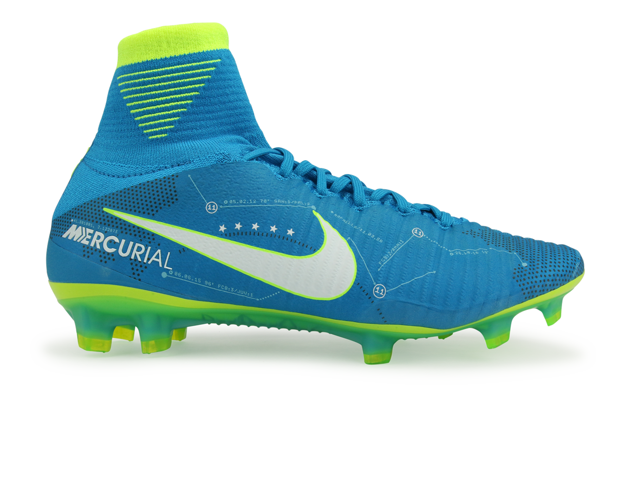Nike Men's Mercurial Superfly V Neymar Jr FG Blue Orbit/White