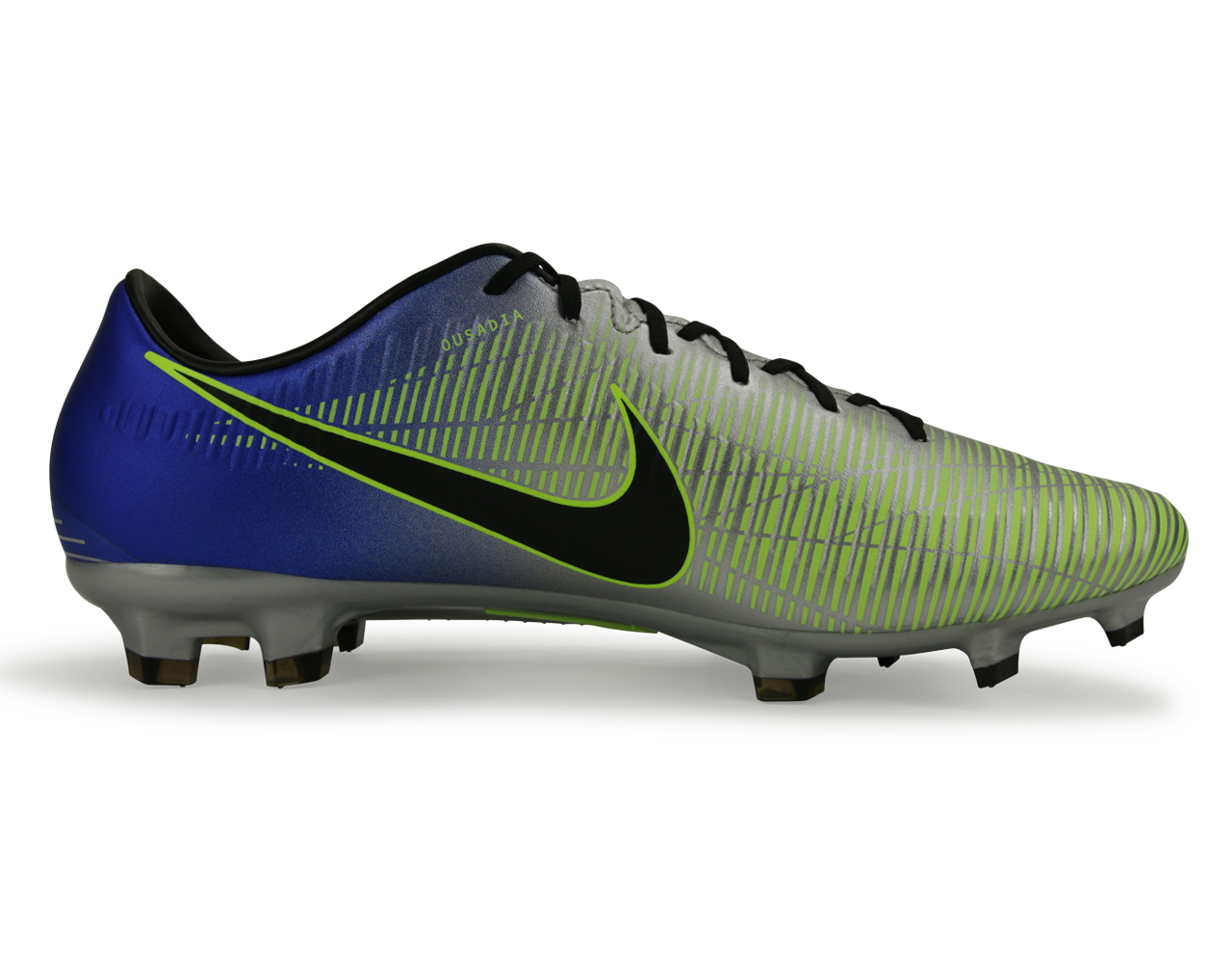 Nike Men's Mercurial Veloce III Neymar Jr FG Racer Blue/Black/Chrome/Volt