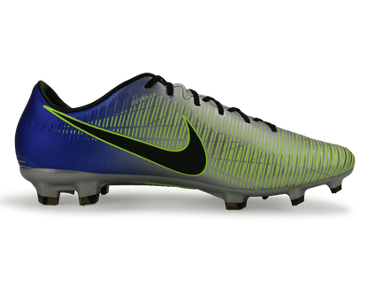 Nike Men's Mercurial Veloce III Neymar Jr FG Racer Blue/Black/Chrome/Volt