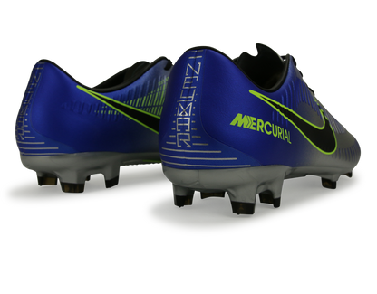 Nike Men's Mercurial Veloce III Neymar Jr FG Racer Blue/Black/Chrome/Volt