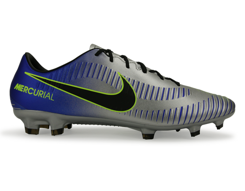 Nike Men's Mercurial Veloce III Neymar Jr FG Racer Blue/Black/Chrome/Volt