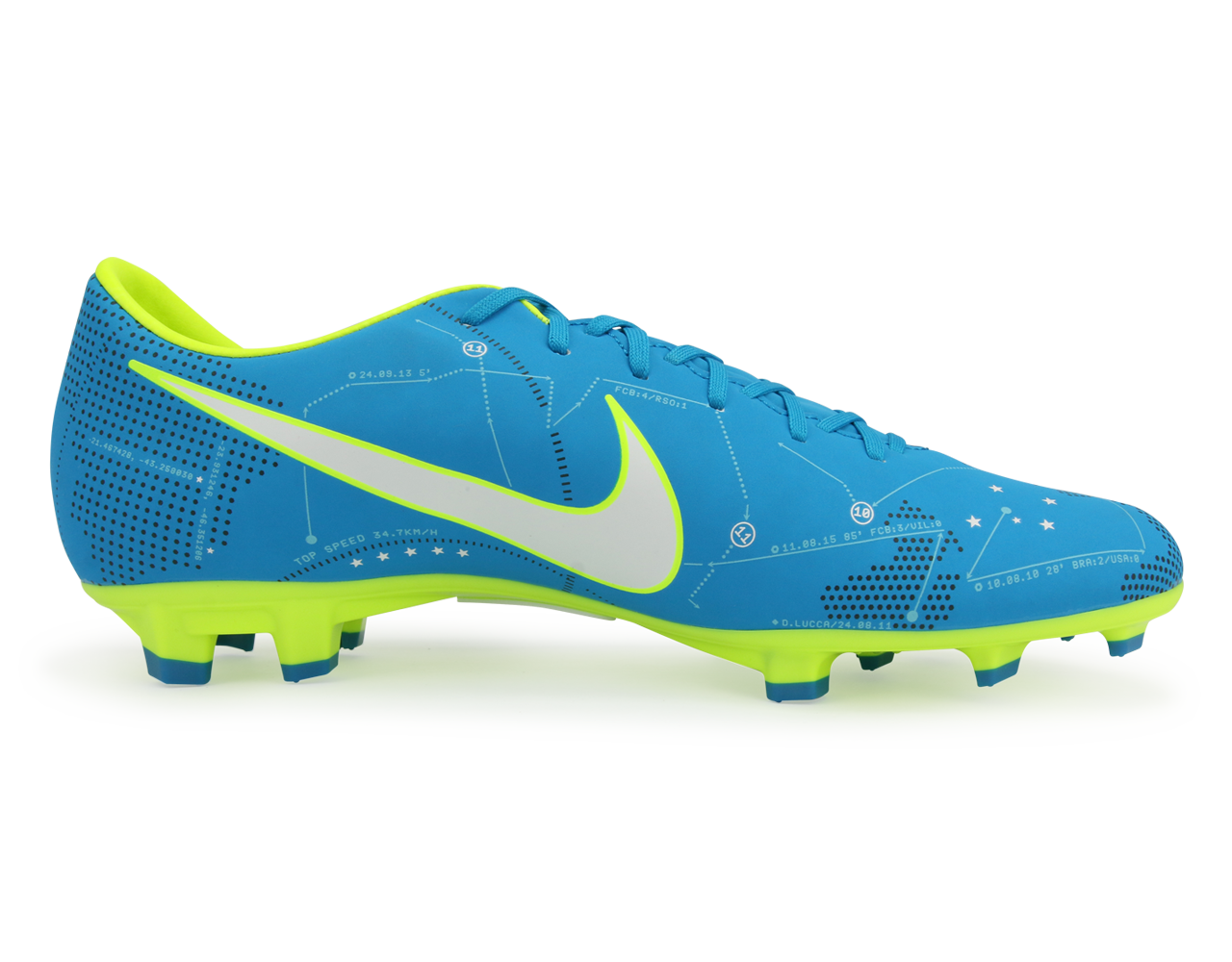 Nike Men's Mercurial Victory VI Neymar Jr FG Blue Orbit/White