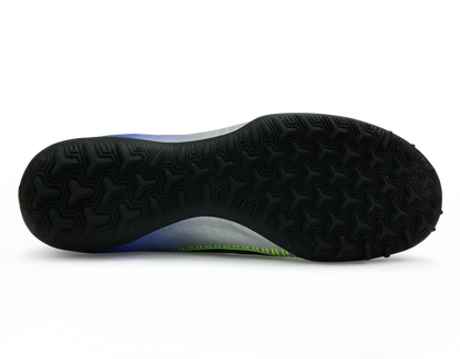 Nike Men's MercurialX Victory VI Neymar Jr Turf Soccer Shoes Racer Blue/Black/Chrome/Volt